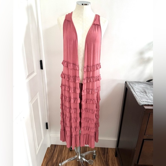 POL Ruffle Duster Cardigan - Picture 3 of 4